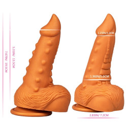 TheAssGasm Gode monster Dural 14 x 4.8cm